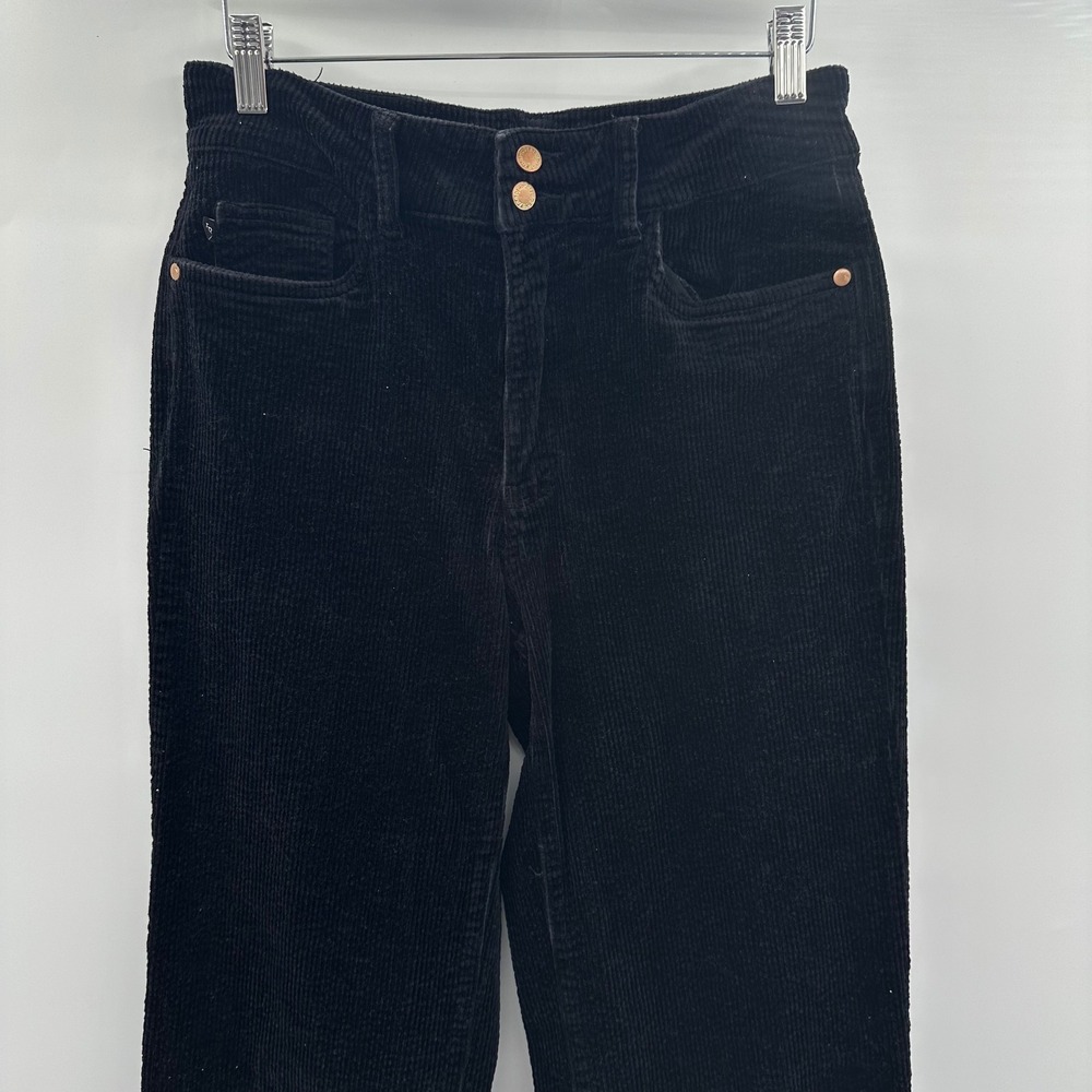 Judy Blue Black Corduroy Wide Leg Pants High Rise JB88921 BK Size 7/28
Womens